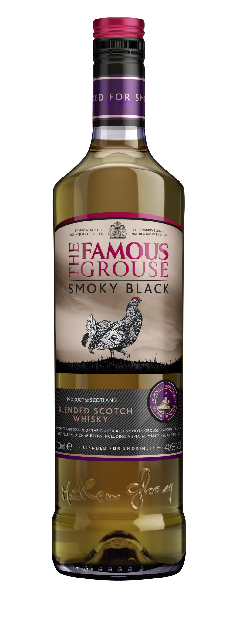 The Famous Grouse Smoky Black Whisky 0,7