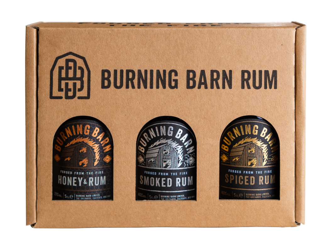 Burning Barn Rum Miniatur Set 3x 50 ml