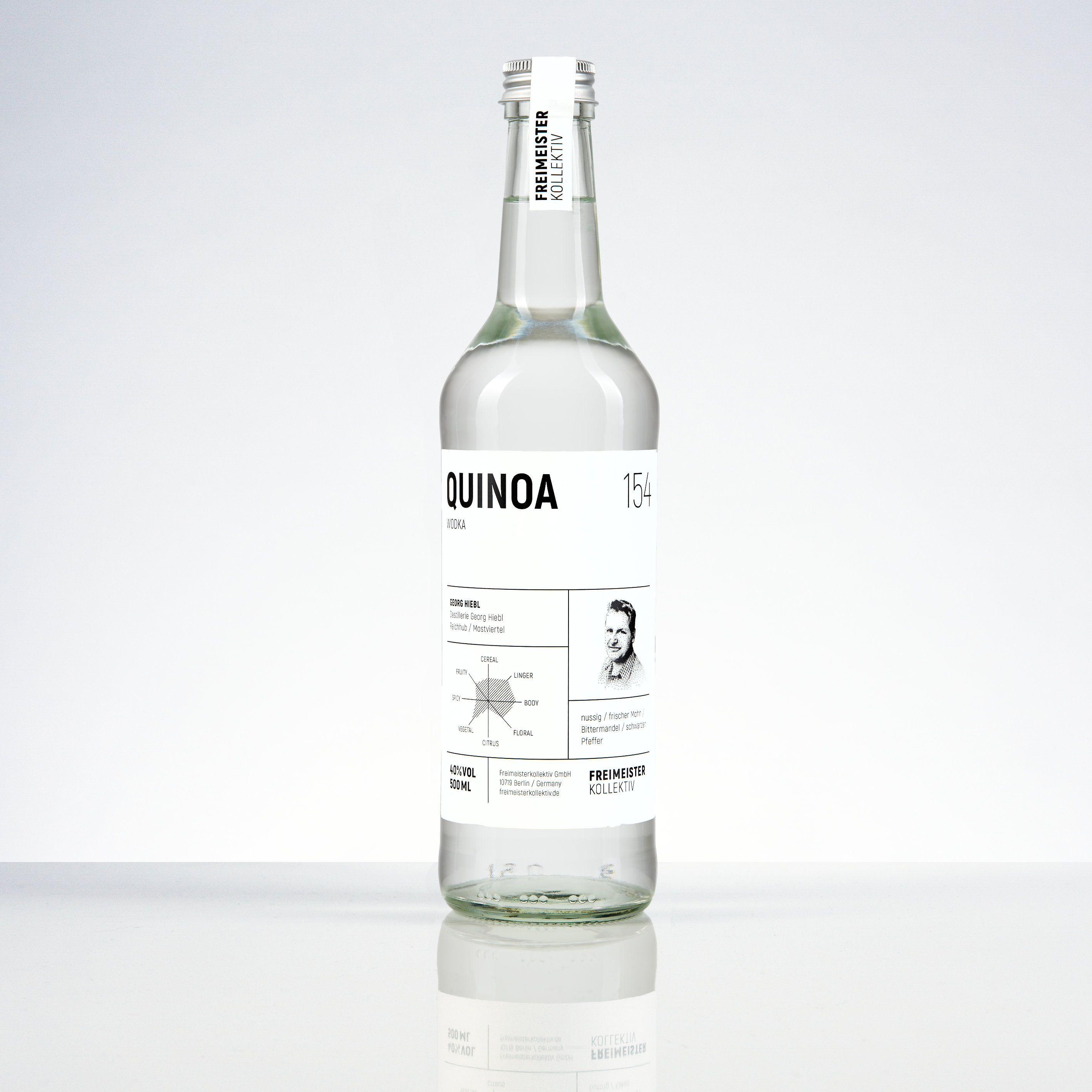 Freimeister 154 Quinoa Wodka 0,5