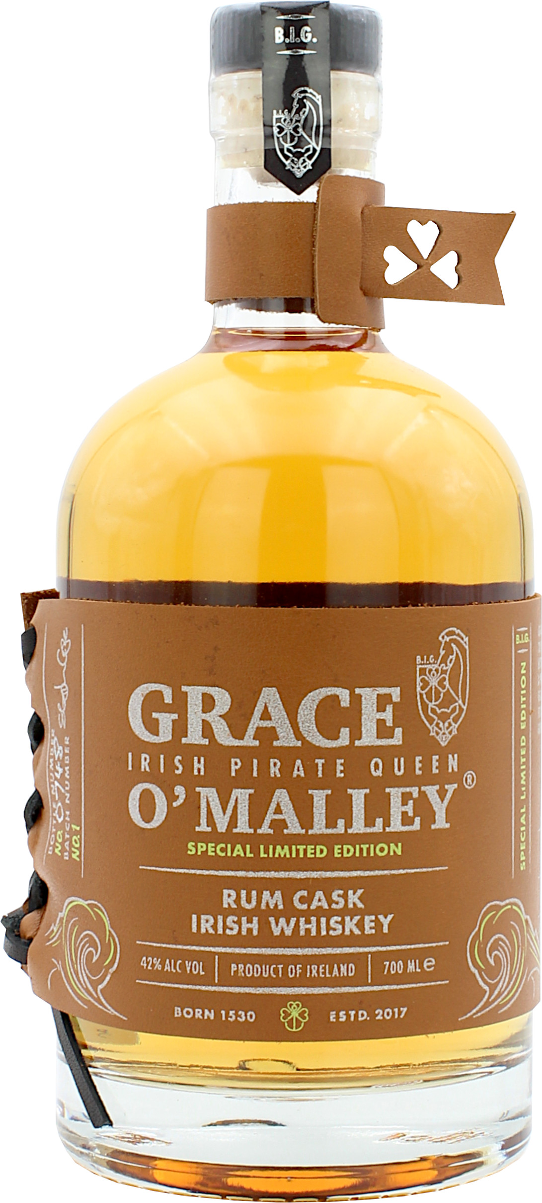 Grace O`Malley Rum Cask Irish Whisky 0,7